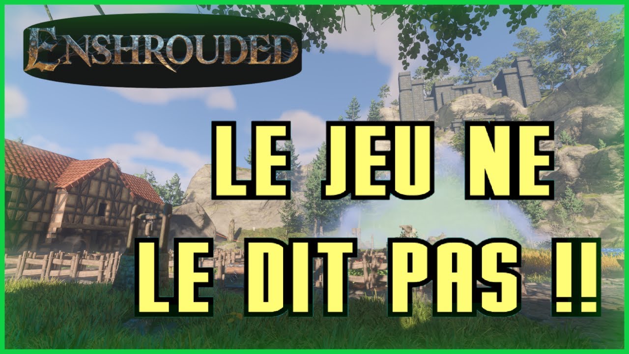Ce que le jeu ne vous dit pas - Enshrouded