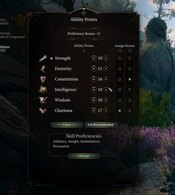 points de capacite du paladin