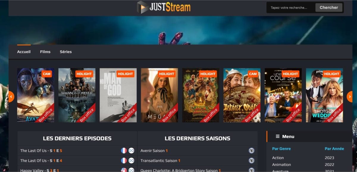 JustStream streaming pour regarder Avatar la Voie de l'Eau en ligne